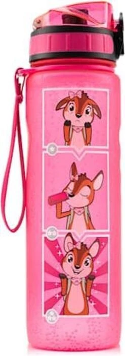 Flyweight Lyseren Drinkfles Voor Kinderen - Waterfles 600 Ml - Zonder BPA - Onbreekbaar - Fruitfilter - Afwasmachinebestendig