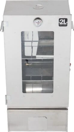 2-L Home & Garden XL Rookoven - RVS - 80x40x28 Cm - 3 Etages -Heng Kookserie Winkel 680x1200 1