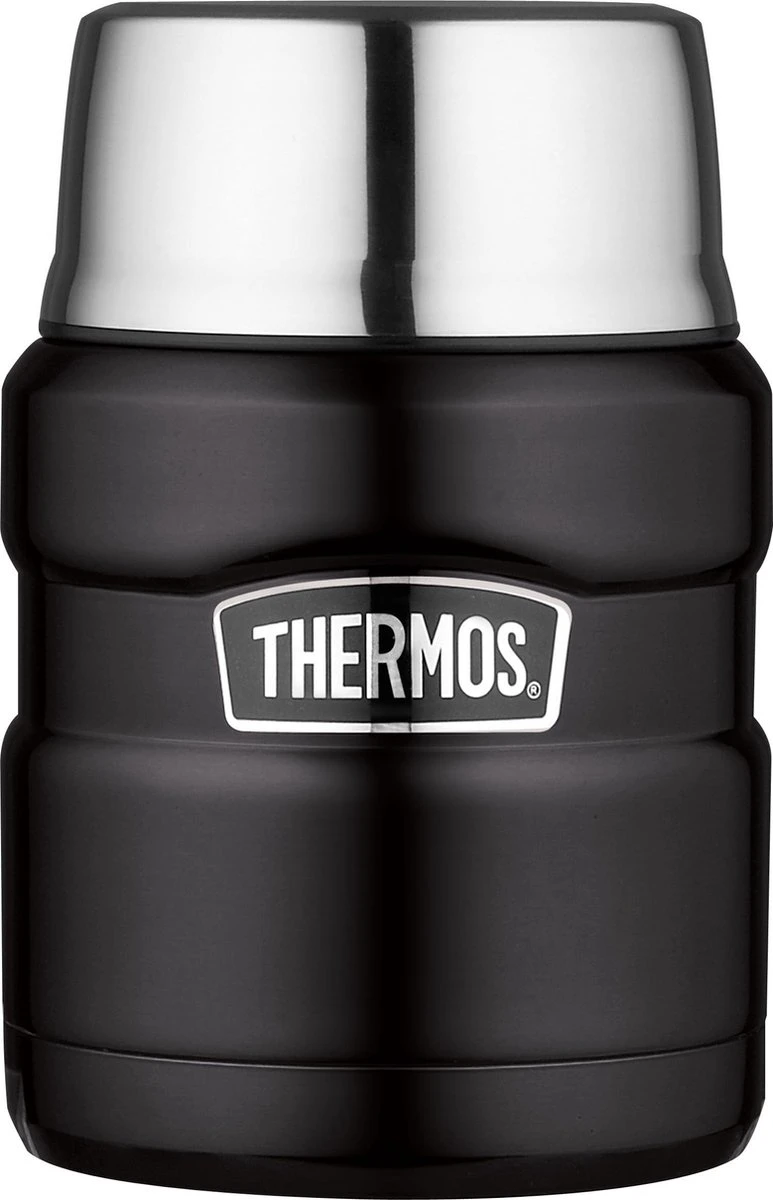 Thermos King voedseldrager - 47 cl - Mat zwart Thermos King Voedseldrager - 47 Cl - Mat Zwart -Heng Kookserie Winkel