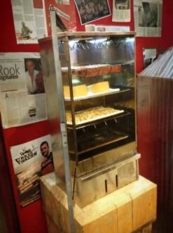 2-L Home & Garden XL Rookoven - RVS - 80x40x28 Cm - 3 Etages -Heng Kookserie Winkel 895x1200