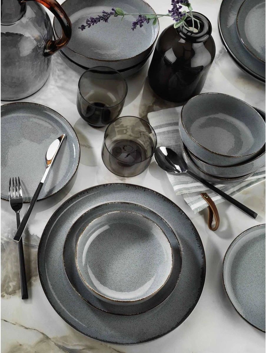 Palmer Serviesset Antigo Porselein 4-persoons 16-delig Blauw Palmer Serviesset Antigo Porselein 4-persoons 16-delig Blauw -Heng Kookserie Winkel