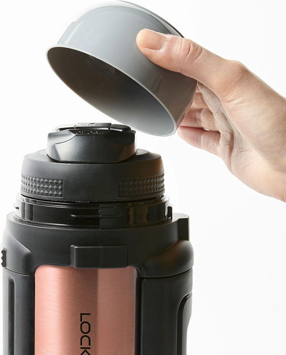 Lock&Lock Thermoskan - Isoleerkan - Thee en Koffie - Lekvrij - 1,5 liter - RVS - Inklapbaar handvat - Koper Roze Lock&Lock Thermoskan - Isoleerkan - Thee En Koffie - Lekvrij - 1,5 Liter - RVS - Inklapbaar Handvat - Koper Roze -Heng Kookserie Winkel